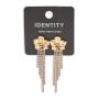 Goldair Gold Flower Drop Earrings