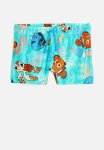 Printed Swimming Trunks - Turquoise Finding Nemo