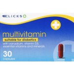 Clicks Diabetic Multivitamin 30 Capsules