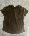 Zara Black Top With Embroidered Heart 10Y