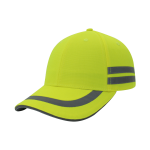 Hi Vis 6 Panel Cap