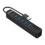 Orico 6 Port USB3.0 Hub With Card Reader - Black