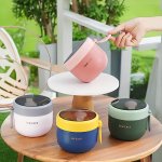 1PC 600ML Insulated Plastic Lunch Box - Keep Your Food Fresh And Hot All Day Long