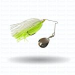 Sensation Echo Micro Colorado Spinnerbait 1 8OZ -white Chartreuse - Basil Manning