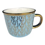 Blue Gold Loves Ceramic Mug