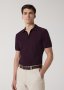 Textured Zip-up Polo