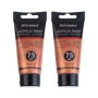 Acrylic Paint Metallic 75ML - Bronze 2 Pack