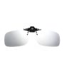 White Silver Mirror Clip-on Sunglasses Polarized Clip On Sunglasses