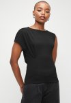 Edit Grown On Sleeve Top - Black