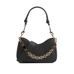 Dangling Logo Shoulder -black