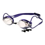 Spurt Intermediate Racer R3 Senior Swimming Goggle In Purple With Silver Mirror Lens And Light Tint