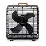 Kenwood Retro Floor Box Fan Black 60W