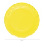 Yellow Paper Plates Large Pack Of 20