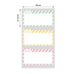 NB457 - - B1 B21 B3S B4 - 40X21.5MM - 300 Hello Name Tag Multi - Colour Labels