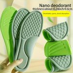 3PAIRS Ergonomic Arch Support Sports Insoles Soft Comfortable Deodorant Insoles For Men And Women