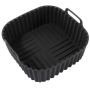 Silicone Air Fryer Liner Reusable Non-stick Air Fryer Pot - 4 Pack