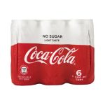 Coca-cola Light Soft Drink Cans 6 X 300 Ml
