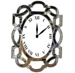 Accent Venetian Mirror Frame Wall Clock 60 Cm X 44 Cm