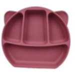 Nuovo Kitty Feeding Plate- Mauve