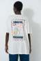 Oversized Graphic T-Shirt - XL / Optic White