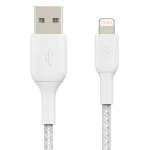 Belkin Boostcharge Braided Lightning To Usb-a Cable 2 M - White