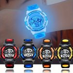 Students Casual Cute Electronic Watches Luminous Colorful Multi-functional Sports Watch Holiday Gift