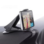 Car Dashboard And Center Console Phone Holder - Hud Style Navigation Stand Vehicle Mount Bracket For Safe Driving Automotive Mob