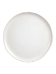 Classic White Beaded Dinner Plate 27CM - None White