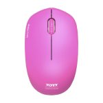 Port Connect Wireless Fuschia Mouse