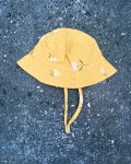 Keedo Yellow Floral Hat Small