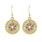 Goldair Gold Tone Multiple Strand Hoop Earrings