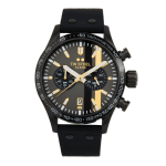 Black Rubber Sports Men's Watch VS122