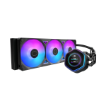 Cooler Master Atmos II 360MM Radiator Fits All Amd And Intel Sockets Vrm Fan Module 3 X120MM Sickleflow Edge Argb Fans BLACK-MLX