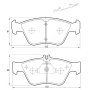 Kbc Brake Pads Front For Mercedes Benz - Spares Direct