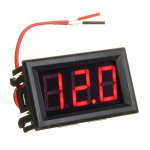 220VAC Digital Panel Voltmeter Large Red Display