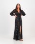 Black Yoryu Button Front Dress - L / Black