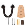 Beech Wood Guitar Hanger Iron Bars Compatible With Bass
