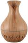 Ultrasonic Aroma Humidifier Light Hollow Wood Grain Finish With Creative Pattern Base – 200ML Water Capacity Vase Shaped Design With Creative Pattern Wood