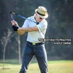 1PC Golf Swing Trainer Portable Golf Training Aid Adjustable Lightweight Durable Golf Trainer With Ergonomic Grip For Beginners