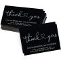 50 Thank You Cards Hot Stamped Thank You Cards Commercial Decoration Stickers Label Cards Gift Packaging Thank You Cards Gift Packaging Thank You Message Cards