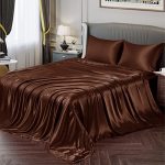 Threadinbox 100% Mulberry Silk Duvet Cover Set - 3-PIECE Set - 22 Momme Grade 6A Mulberry Silk - Features Zipper Closure And Cor