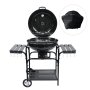 Braaiboss 57CM Premium Charcoal Kettle Braai With Side Tables & Protective Cover