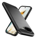 Google Pixel 10A Premium Slim Fit Carbon Texture Case Matte Black