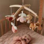 Wooden Mobile: Fairy Garden