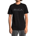 RVCA Mens Big Ss Red Stitch Black - Black 3XL