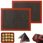 1PC Silicone Baking Mat Reusable Baking Mat Barbecue Mat Oven Liner Sheet Cake Pan Mat For Macaron Cookie Baking Tools Kitchen A