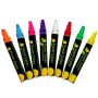 8 Colors Non-toxic Erasable Ink Chisel Tip Liquid Chalk Markers Pens