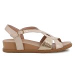 Ines Leather Wedge - Baby Pink - 8