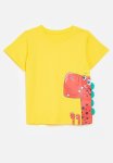 PoP Candy Dino Print Tee-yellow & Red