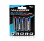 Daily Power Alkaline Aa Batteries 4 Piece 1.5V LR6 Mercury-free